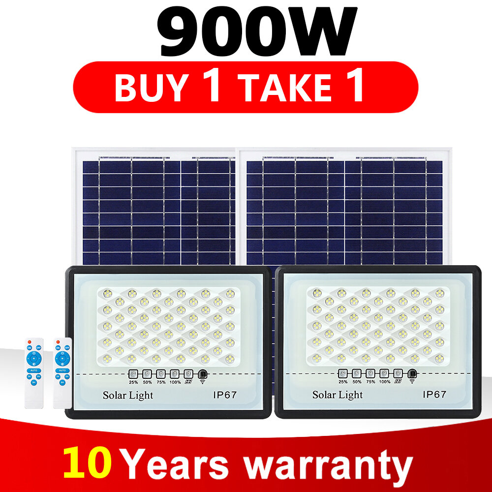 PHILIPS High Brightness IP67 Waterproof Solar Powered flood Light LED Solar Lights 500W LED Light