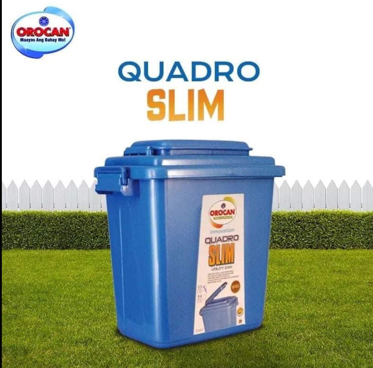 Orocan Quadro Slim Utility Can
