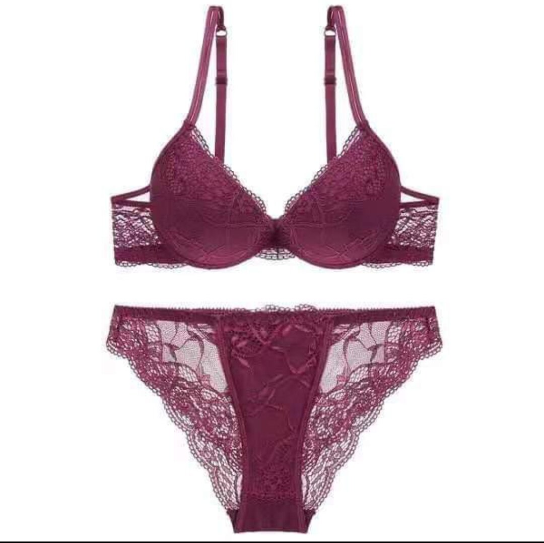 Buy Lovito Elegant Terno Lace Bra And Panty online