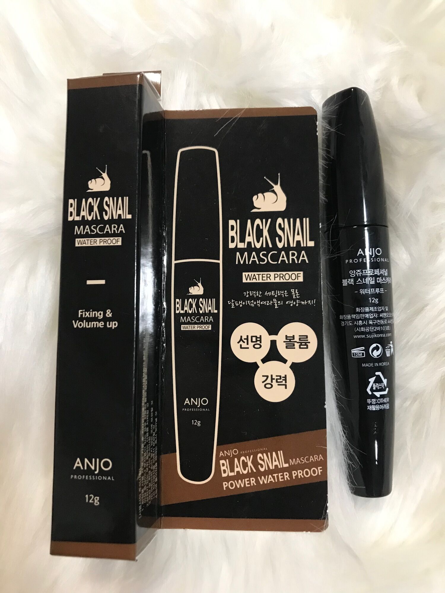 Anjo Black Snail Power Waterproof Mascara | Lazada PH