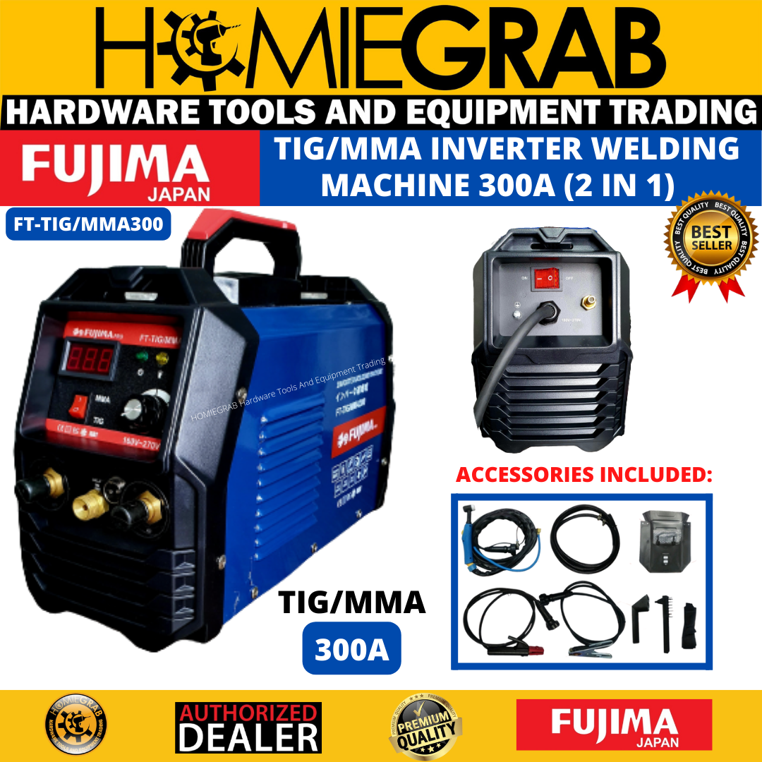 FUJIMA JAPAN TIG/MMA INVERTER WELDING MACHINE 300A (2 IN 1)‼️FTTIG