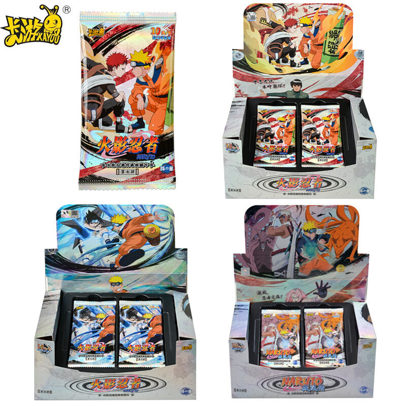 KAYOU Genuine Naruto Cards Box Anime Figure Card Booster Pack Sasuke  Collection Flash Card Toy Birthday Christmas Gift for Kids 1Box(150Pcs  Cards) - Lazada | Lazada PH