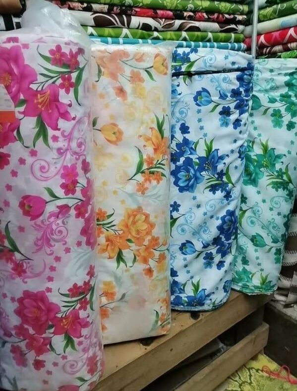 GEENA PRINTED • LV DESIGN • 60 WIDTH • SILK • PONGEE • SOLD PER YARD • TELA  NA PANG KURTINA