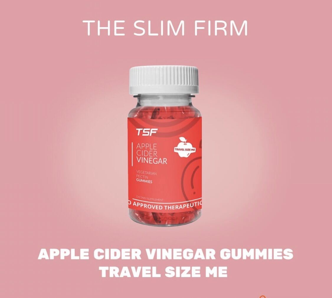 The Slim Firm Apple Cider Vinegar Gummies Travel Size Me ( 30 gummies