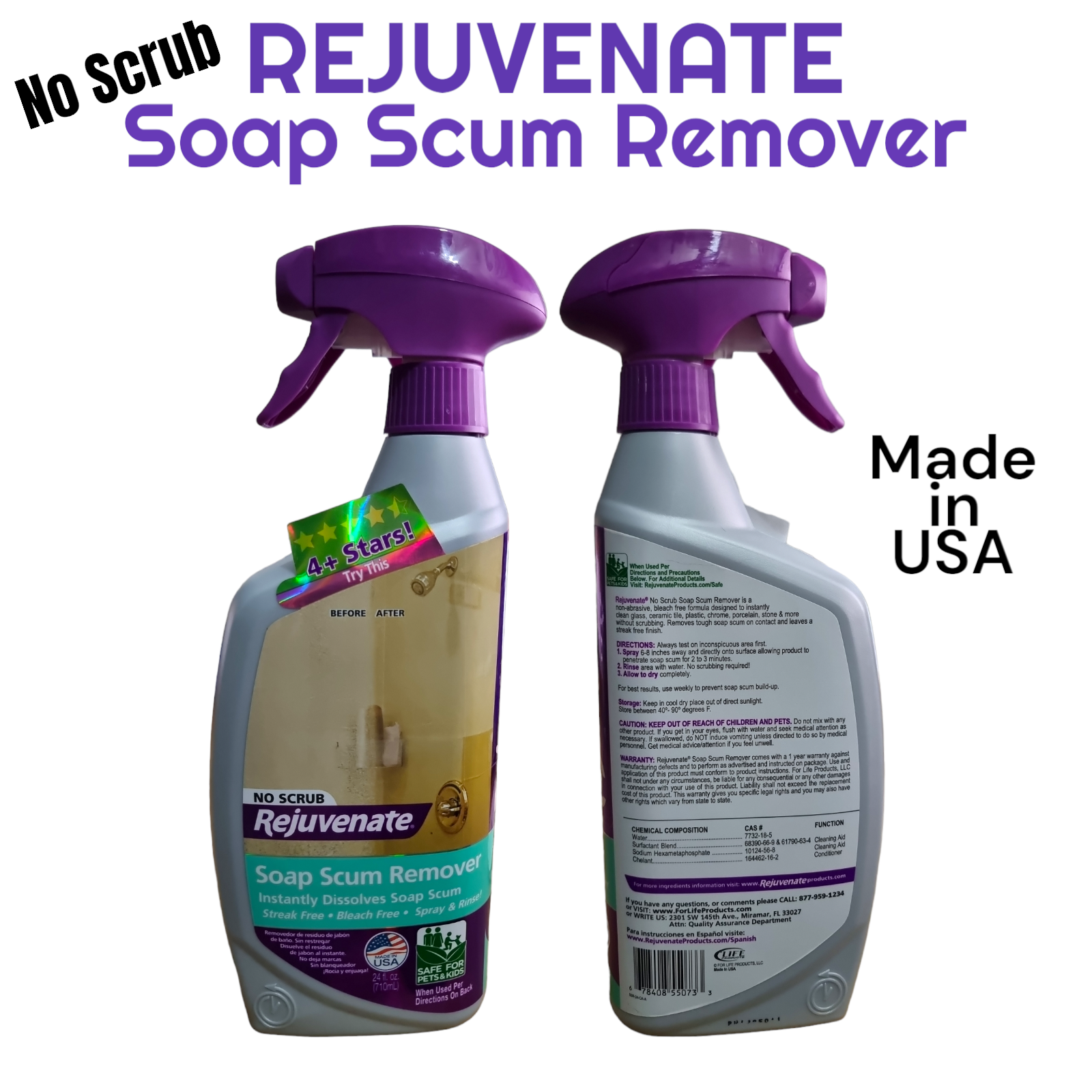 Rejuvenate 24 oz. Soap Scum Remover
