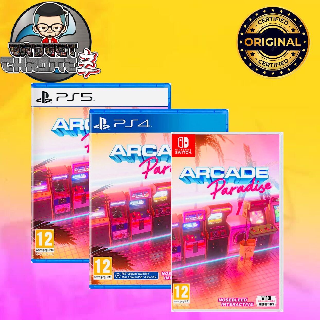 Arcade Paradise Nintendo Switch - Cadê Meu Jogo