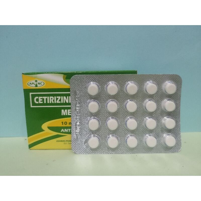 anti allergy tablet cetirizin 100tabs 1box per order | Lazada PH