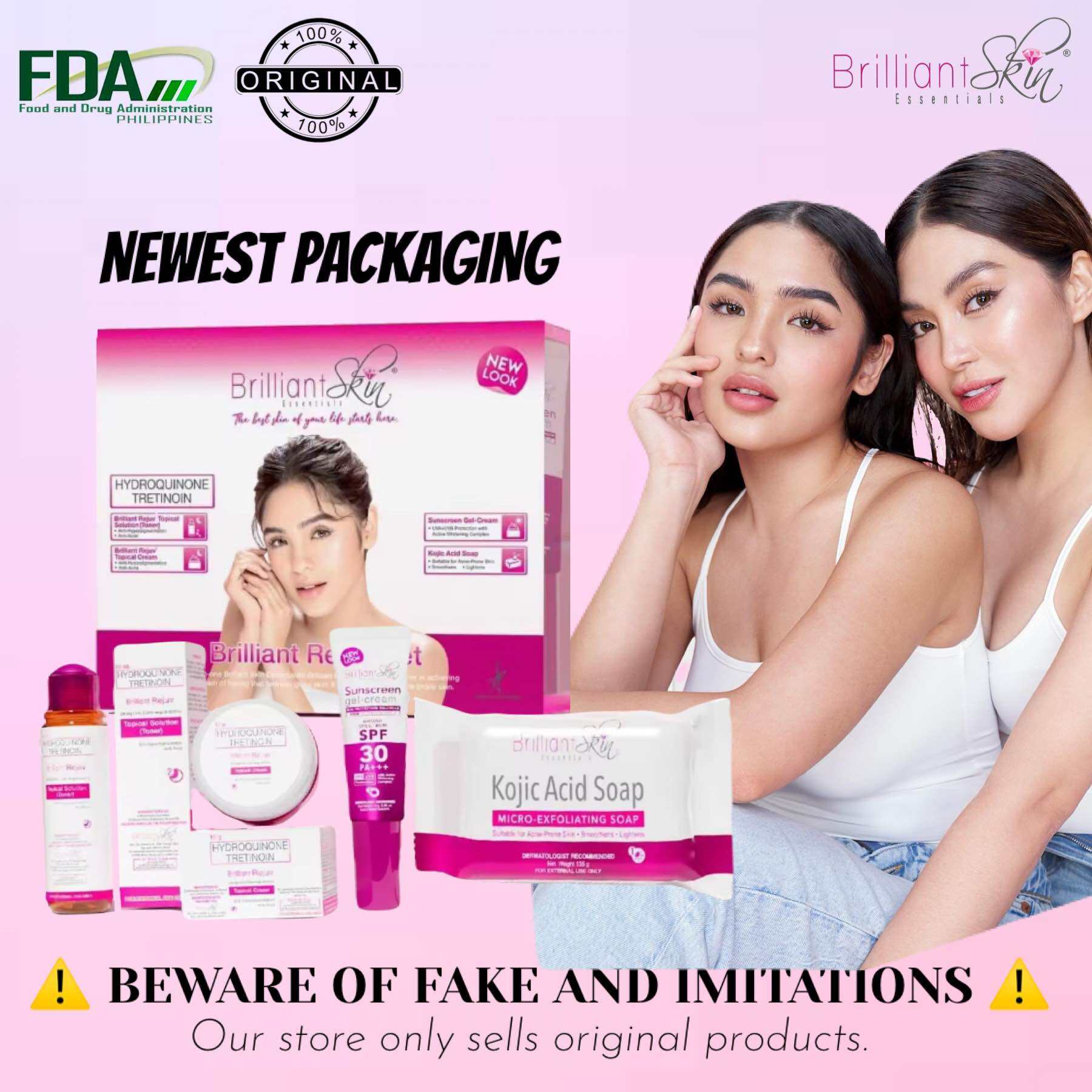 Original Brilliant Skin Rejuvenating Facial Set - 100% Authentic