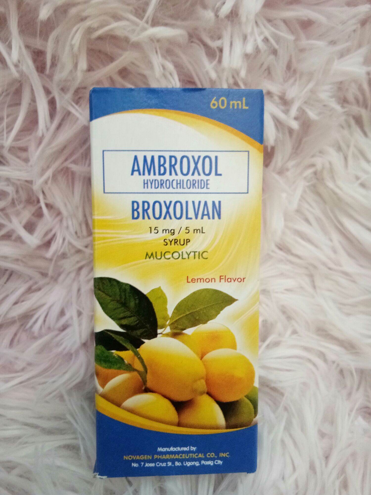 Ambroxol syrup for kids 60ml counterpart of mucosolvan syrup ambrolex