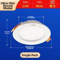 NVC | Slim Recessed Home Ceiling Downlight 15w 4 Inch