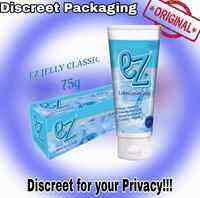 EZ Lubricating Jelly 75g - Water-based - Natural lubricant - Condom friendly - Discreet packaging for privacy