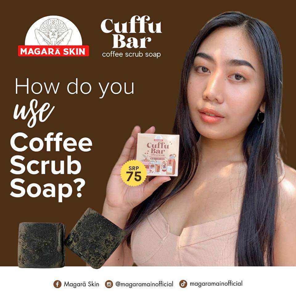 MAGARA SKIN CUFFUBAR/CUFFUBUFF SCRUB SOAP!ONAHND. 