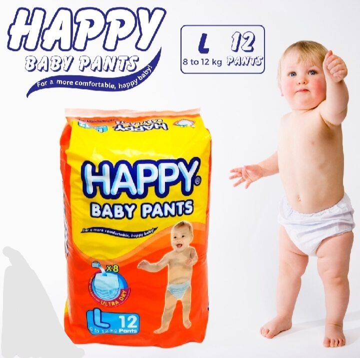 HAPPY BABY Pants Ultra Dry 12 Pants LARGE 8to12kg Lazada PH