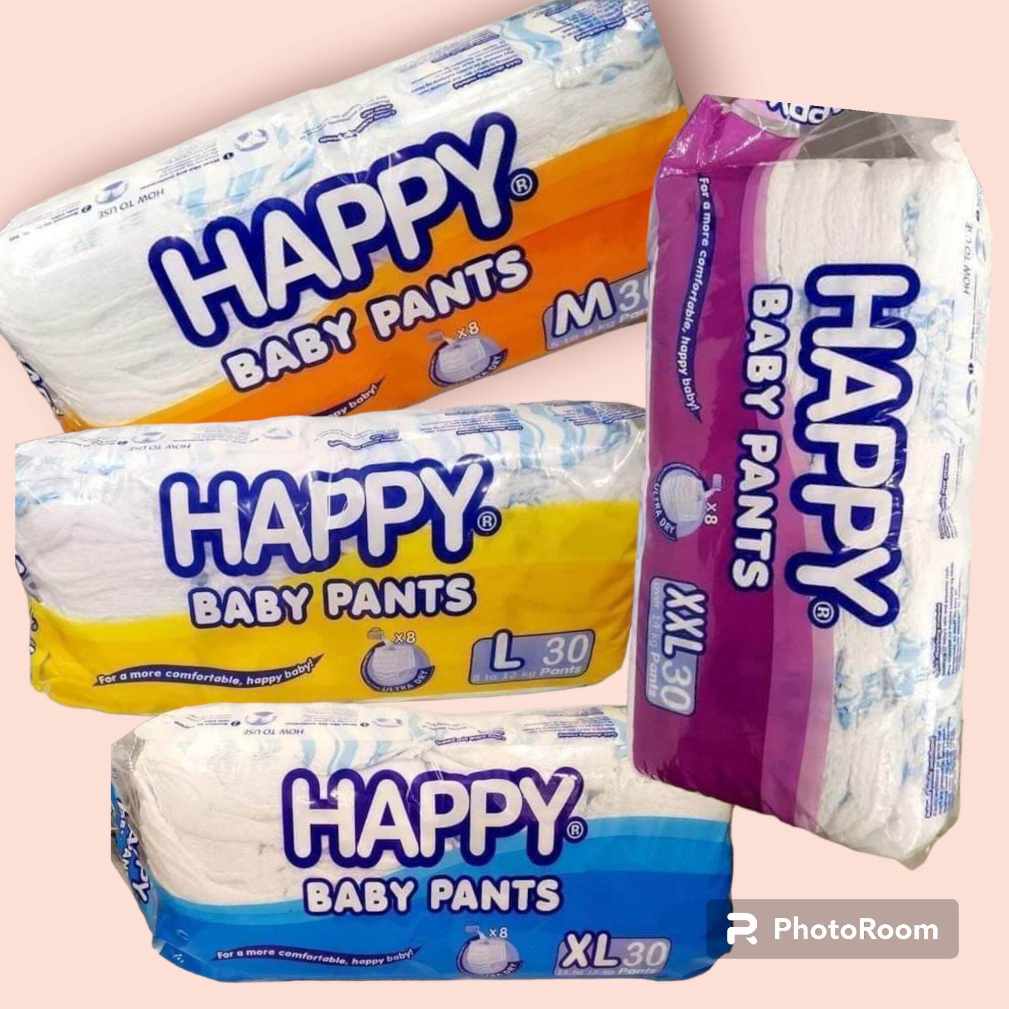 HAPPY BABY PANTS DIAPER 30'S