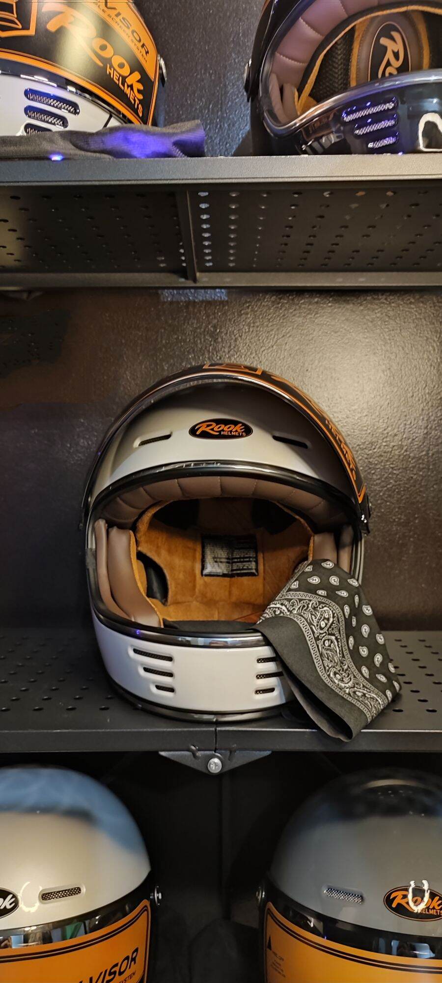 Rook Mono Helmet with Free Balaclava Face Mask