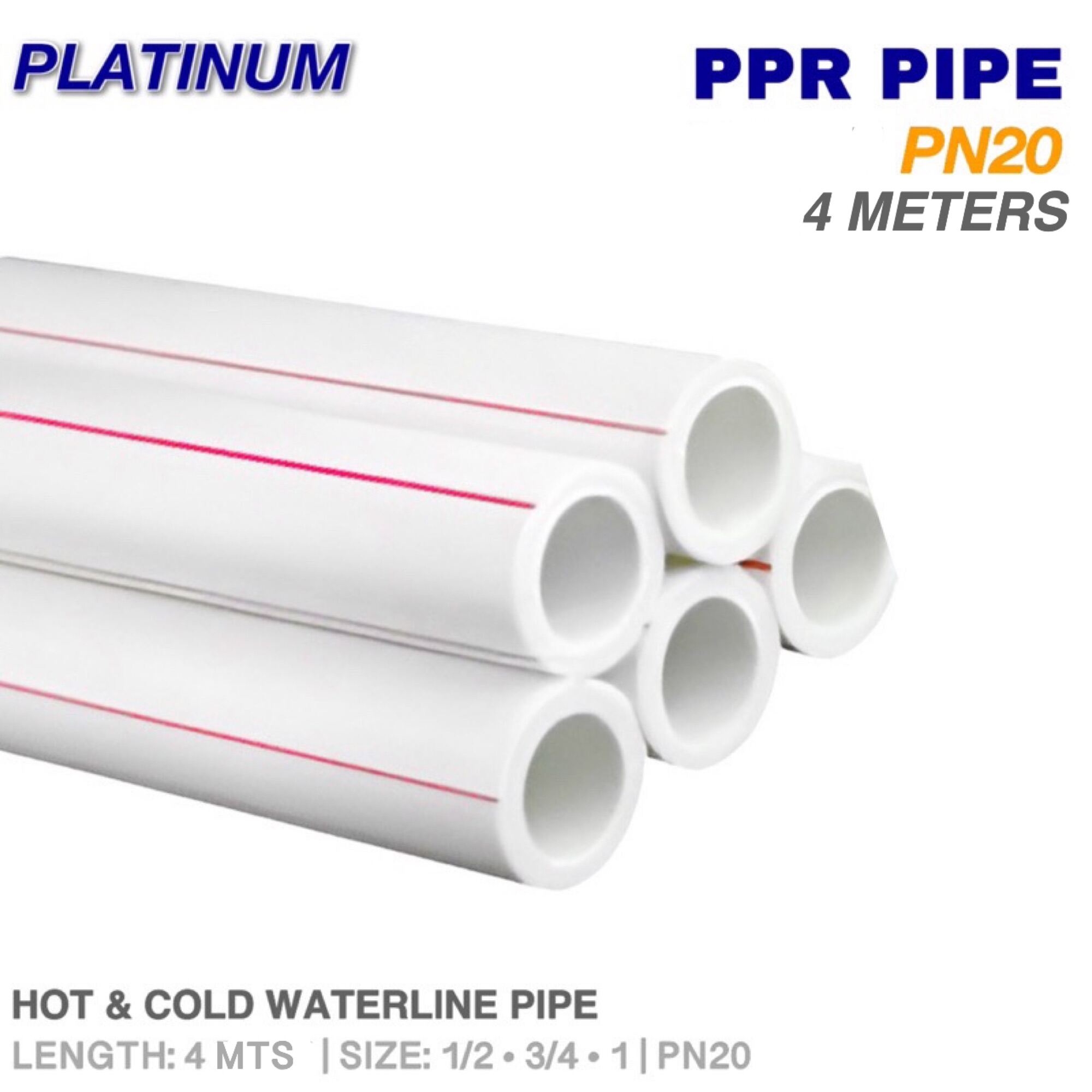 Mts Philcore Ppr Pipe Pn Whole No Cut Hot Cold Heavy Duty Waterline Plumbing Lazada Ph