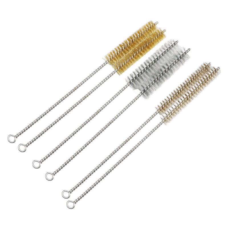 Copper Wire Pipe Brush Wire Brush for Pipe Cleaning Pipe Brush round