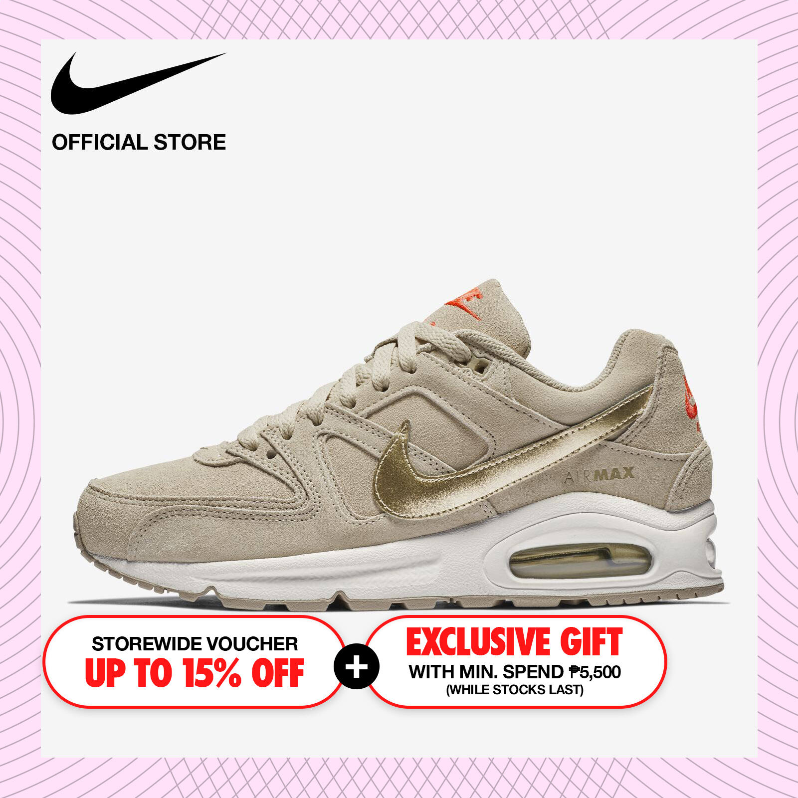 Nike Women's Air Max Command Premium Shoes - String