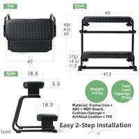Hinomi | Ergonomic Adjustable Foot Stool with 3WAY