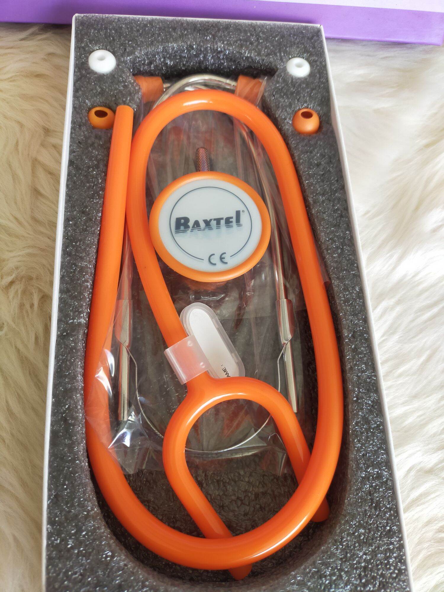 Baxtel Stethoscope Deluxe ORANGE Adult