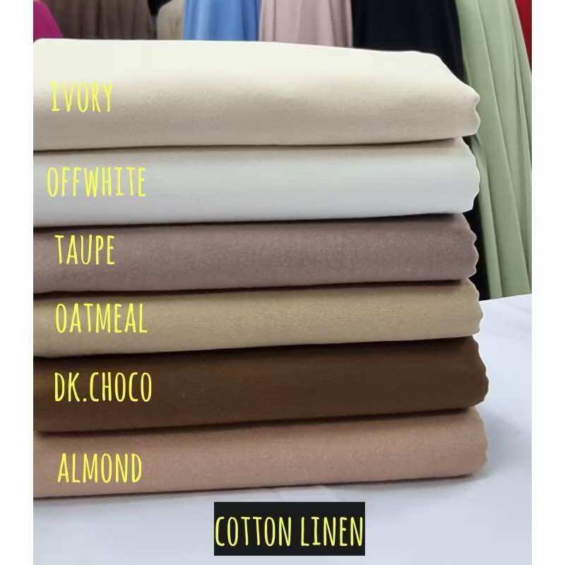 New arrivals Cotton Linen Fabrics 60 width