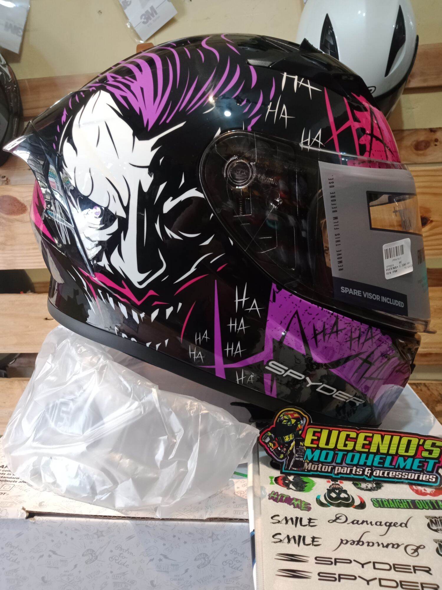 clear joker visor