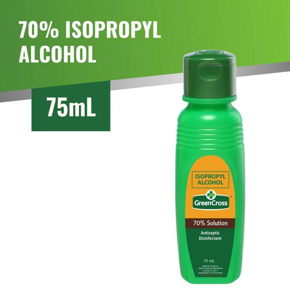 Buy Green Cross Green 70% Isopropyl Alcohol 75 ml Online