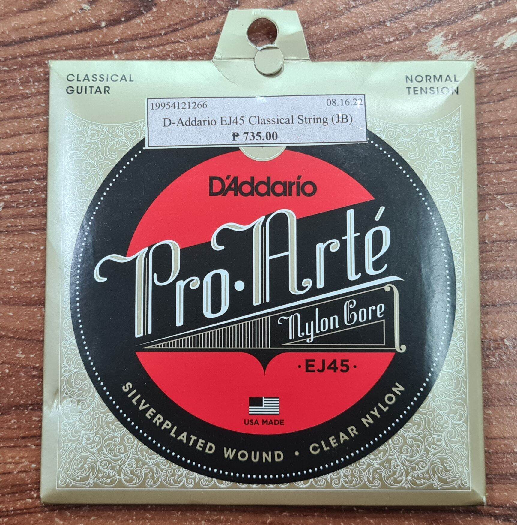 D'addario Pro Arte Nylon Core Classical Guitar Strings set Lazada PH