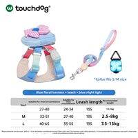 Touchdog | Chest Harness Backpack Leash for Small to Medium Dogs