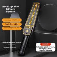 De Li | High Precision Handheld Metal Detector for Security Check Exam Room Surveillance Portable Design Metal Detection Tool for Railway Stations and Event Security