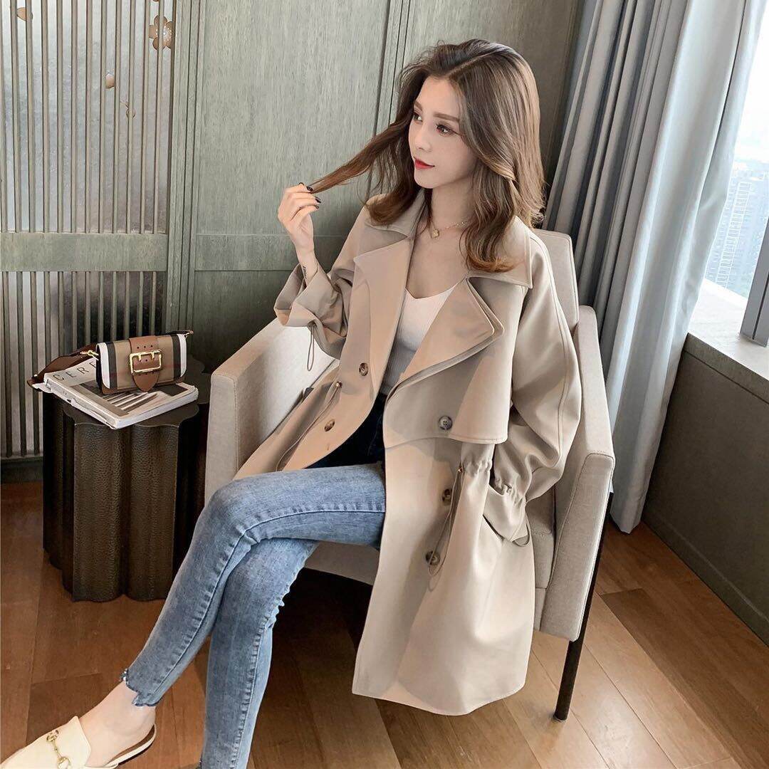 korean style overcoat women's