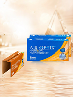 Alcon | Medical Near-sightedness Day & Night High Oxygen Permeable Contact Lenses 6 Pieces