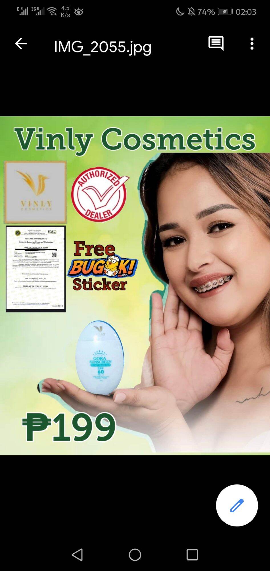 GORA Sunscreen Lazada PH