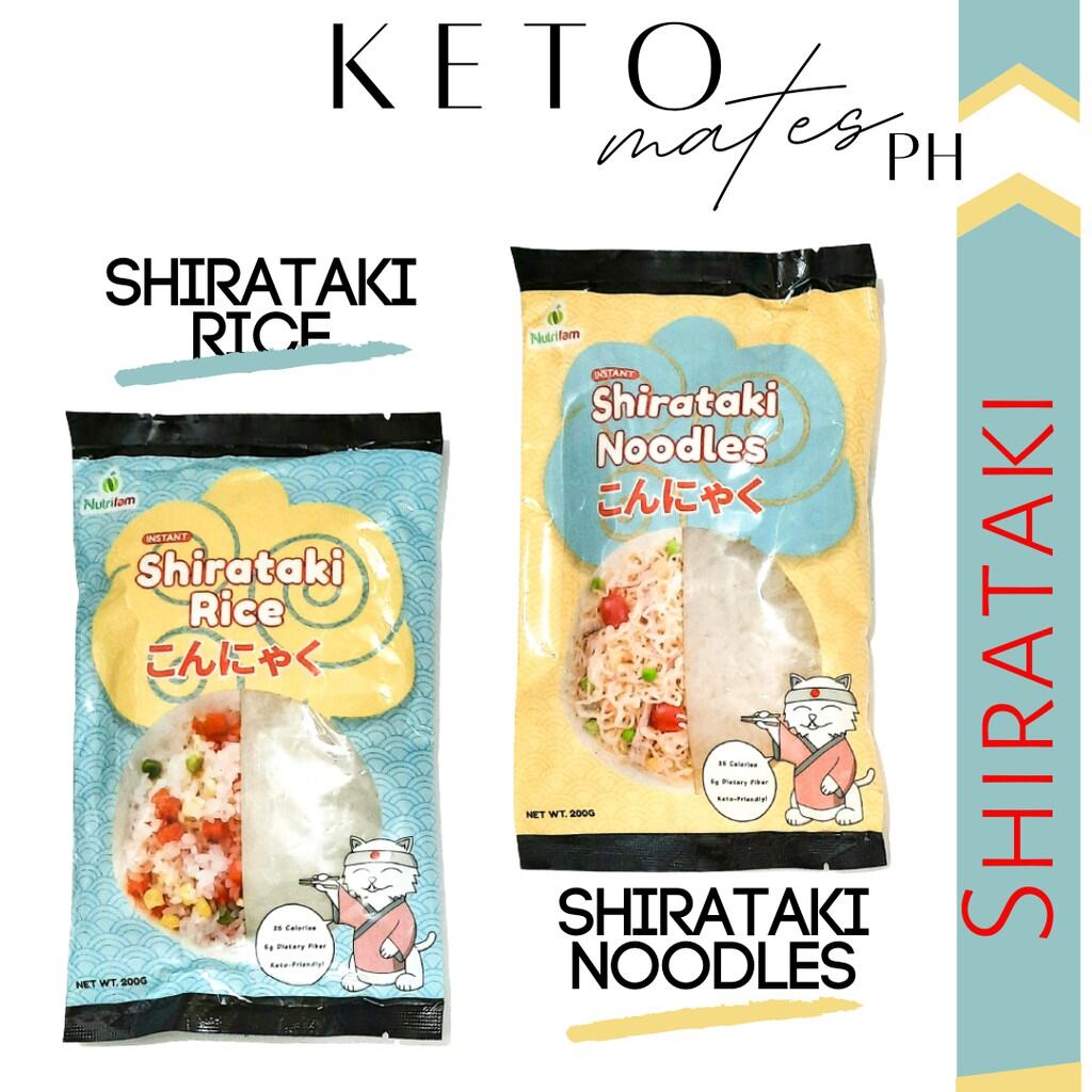Nutrifam Instant Shirataki Rice and Noodles 200g Lazada PH