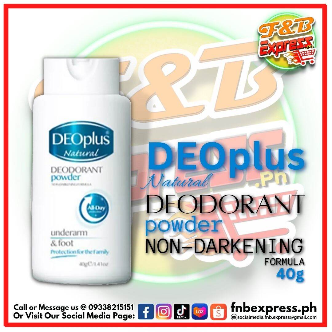 DEOplus Underarm & Foot Powder 40g x 1pc