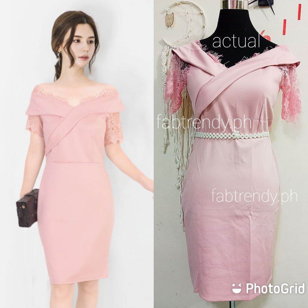 Old rose shop color casual dress