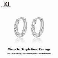 DAISY DREAM | Minimal Infinity Hoop Earrings