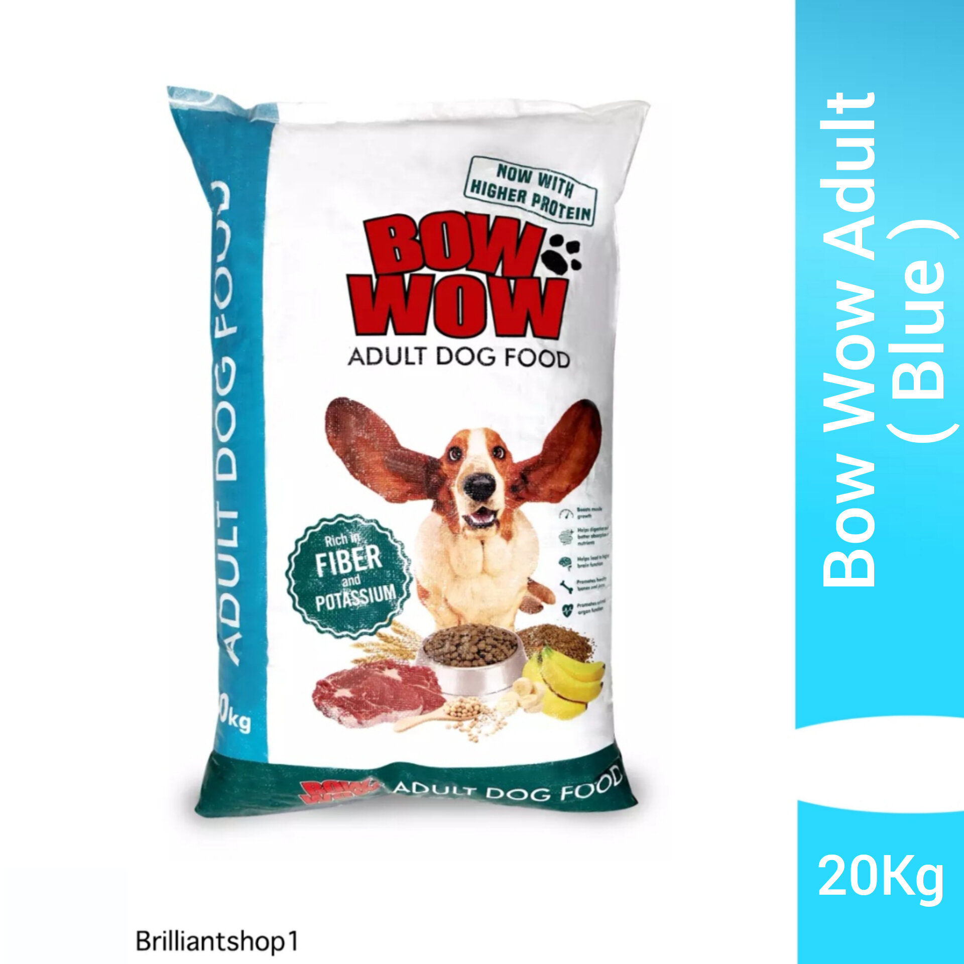 20 KG BOW WOW MAINTENANCE DOG FOOD BLUE Lazada PH