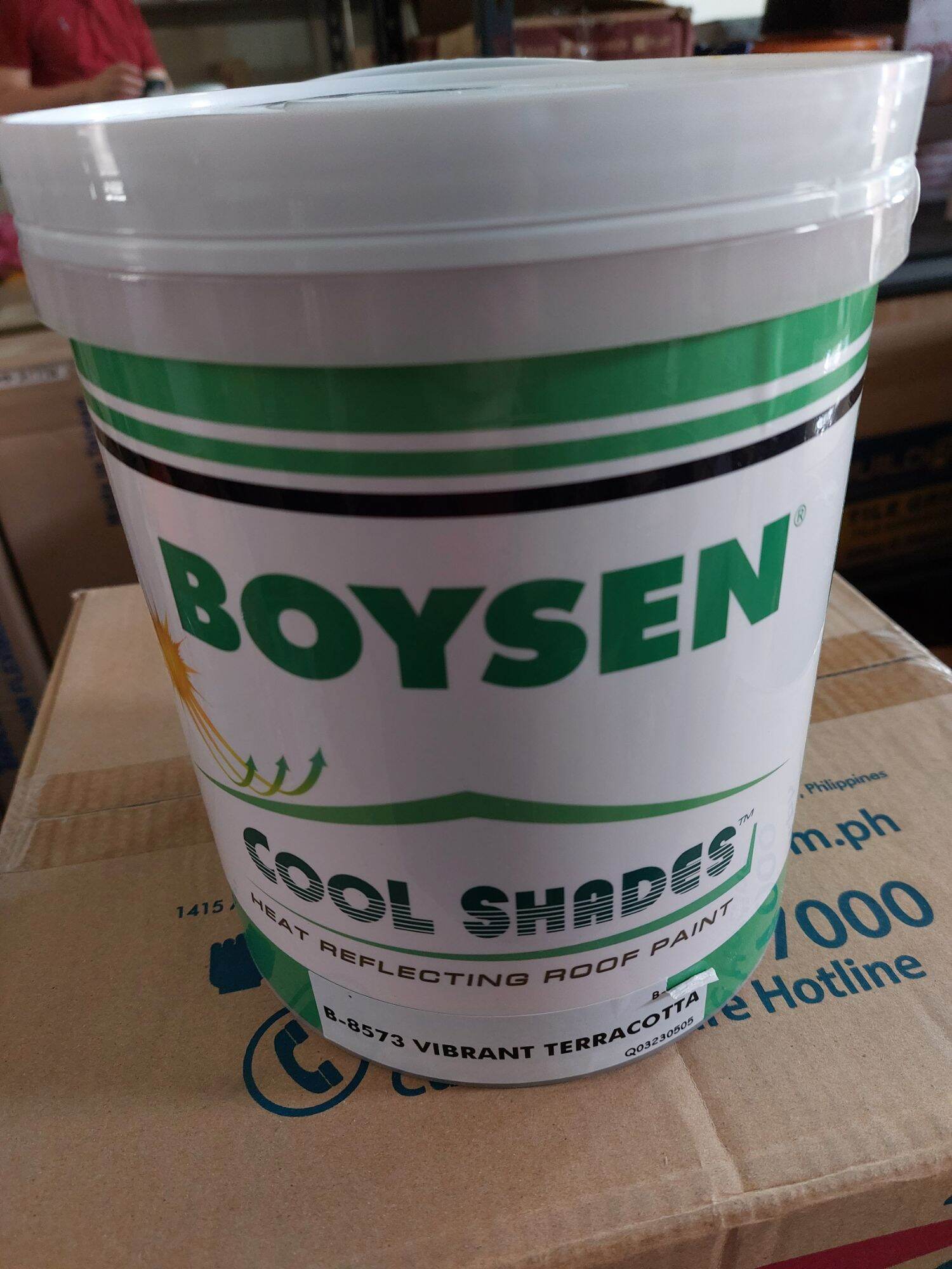 BOYSEN Cool Shades Roof Paint, Reflecting Heat, 4L/Gallon