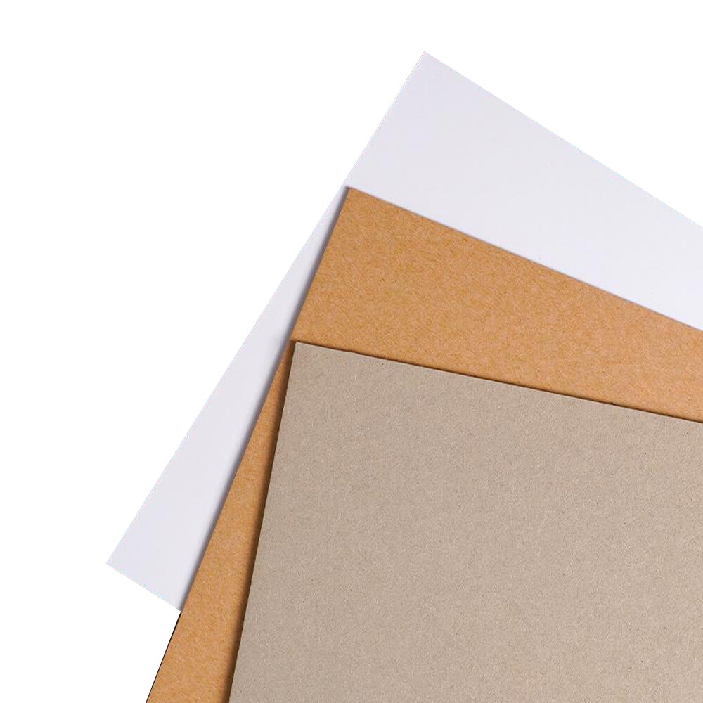 5Pcs 1mm Book Board Binders Board Chipboard Designer Bookboard White ...