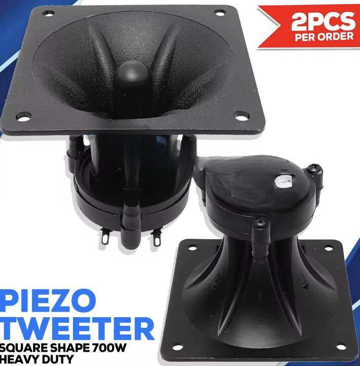 2PCS Square Piezo Tweeter 700W