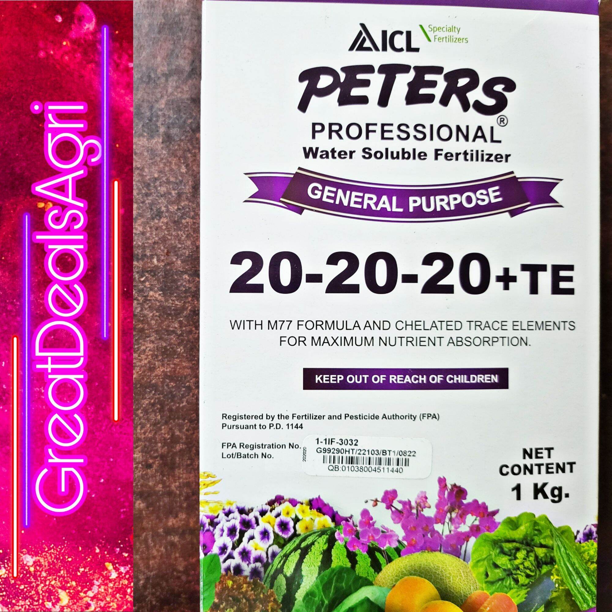 PETERS 202020 FOLIAR FERTILIZER (1 KG) ALLIED BOTANICAL CORP Lazada PH