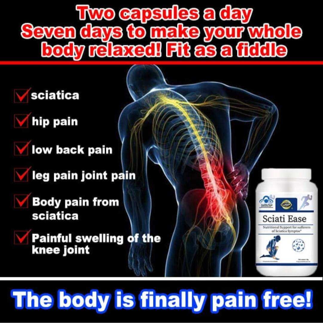 SCIATI EASE BY SCIATI LAB,RELIEVES SCIATIC PAIN AND NUMBNESS,FDA