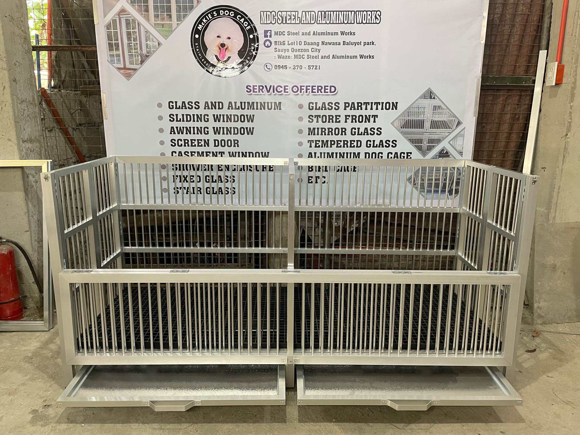 Aluminum cage shop for dogs