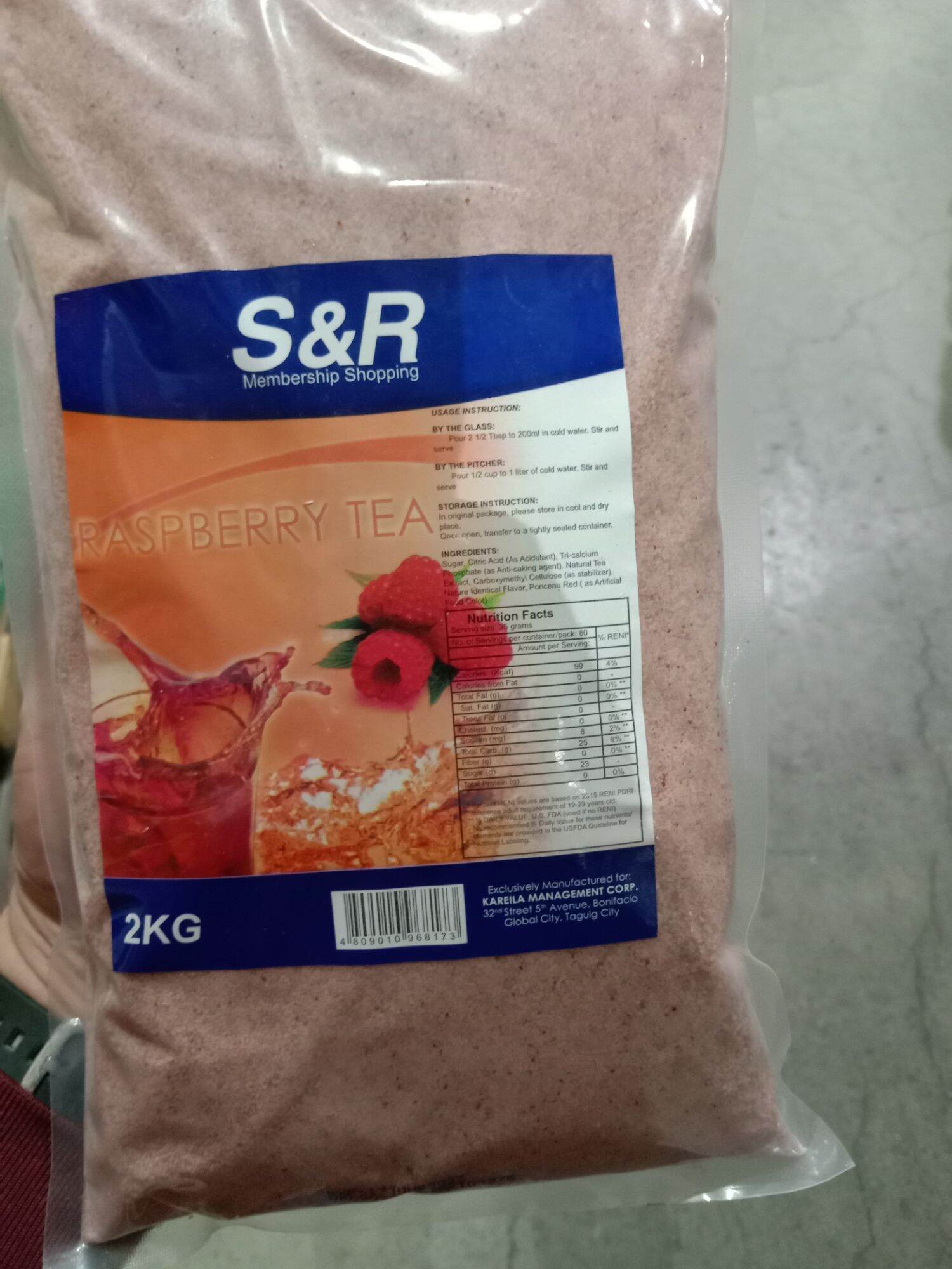 S&R GRANEL RASPBERRY 2KG | Lazada PH