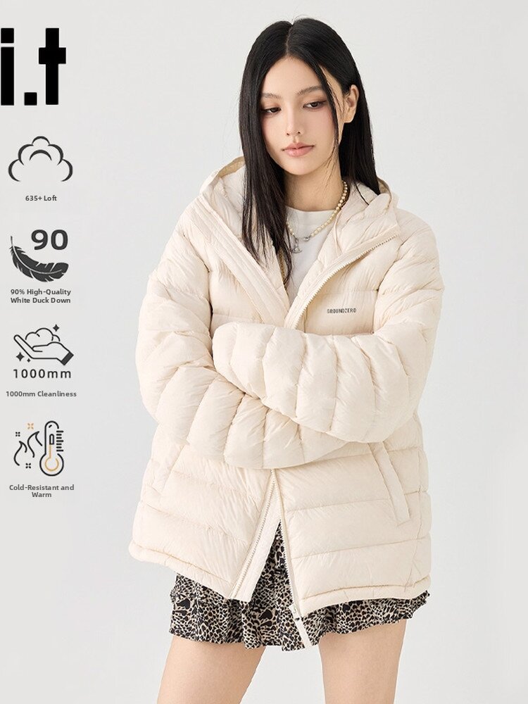 Ground Zero | Portable Lightweight Ribs Design Down Jacket Winter Presyo 3,852 Piso*Libreng Shipping