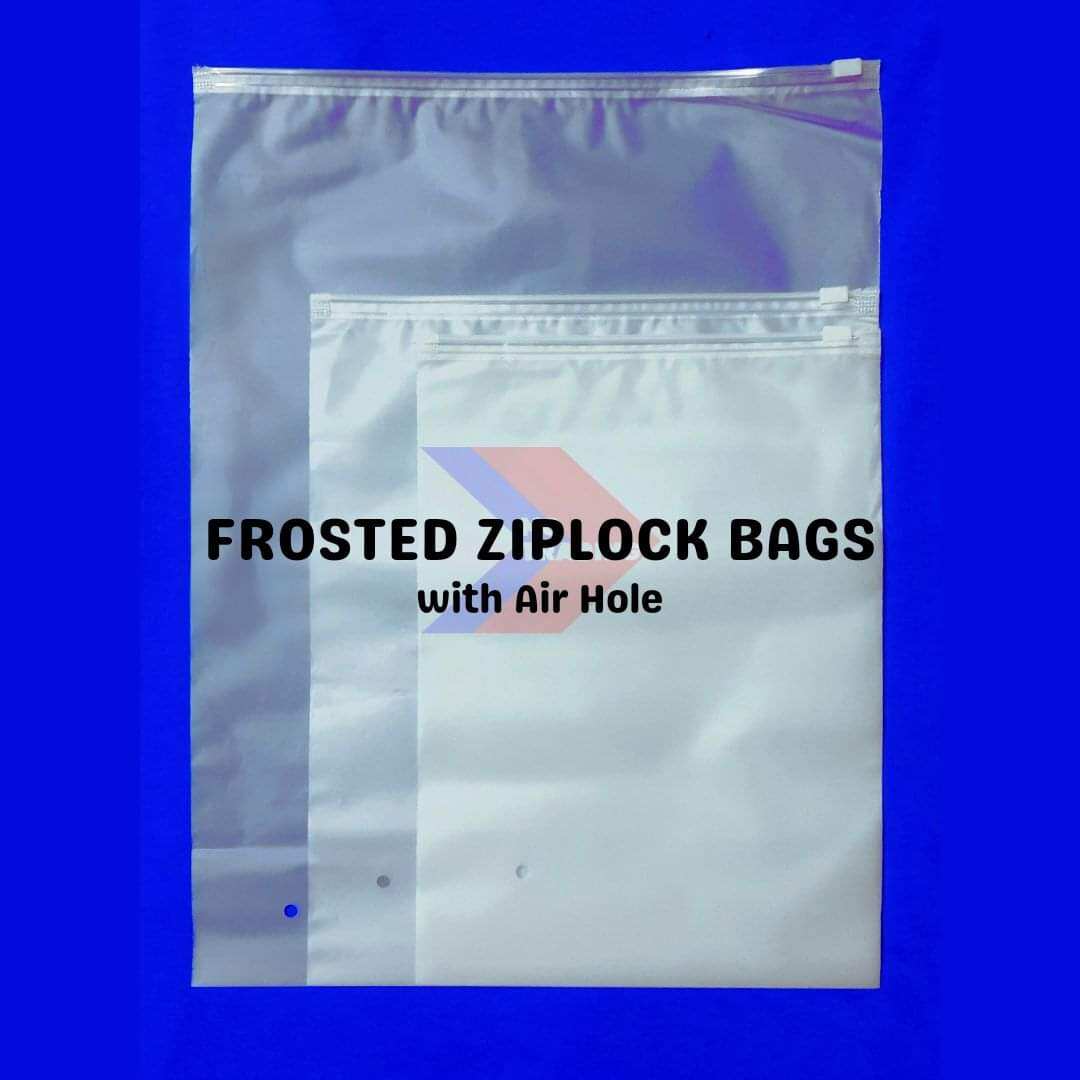 Frosted Ziplock Bag with Air Hole for clothing/ travel ziplock bag