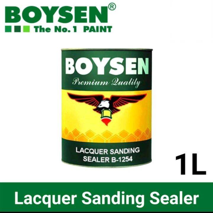 BOYSEN LACQUER SANDING SEALER B1254 LITER / GALLON SEALER PANG KAHOY