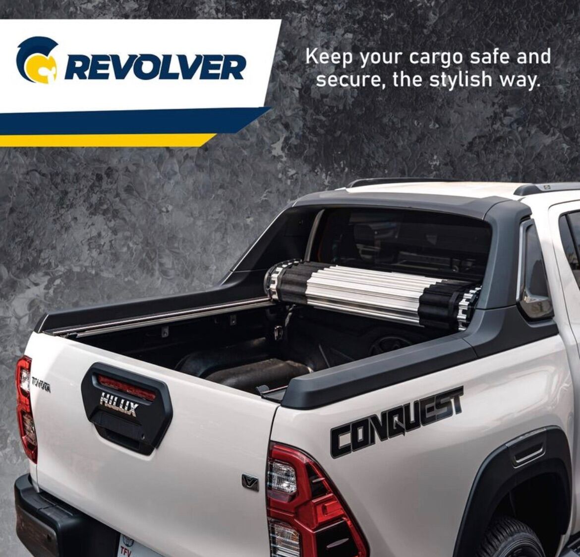 Revolver Bed Cover for Toyota Hilux Conquest / GRS 2019-Present | Lazada PH
