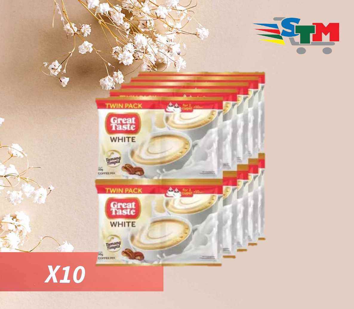 Great taste white twin 3in1 coffee 50g(by10s) | Lazada PH